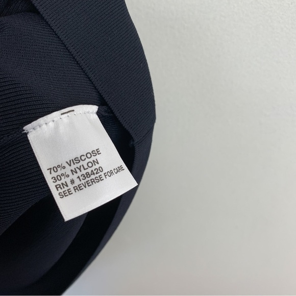 NWT Per Se by Carlisle Navy Blue Movie Star Draped Dress Sz XL - Picture 9 of 10